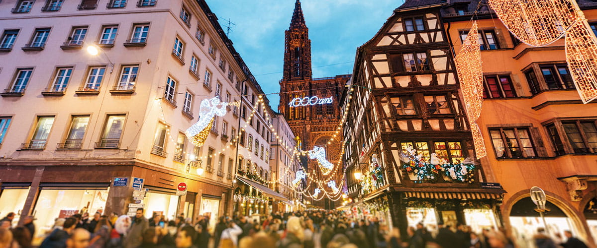 Christmas lights and markets, Strasbourg